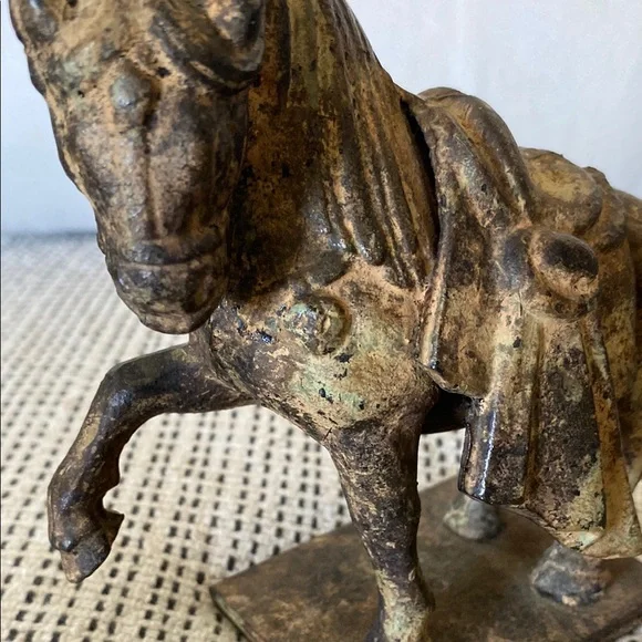 In excellent vintage condition heavy metal Japanese worriers horse - Picture 7 of 10